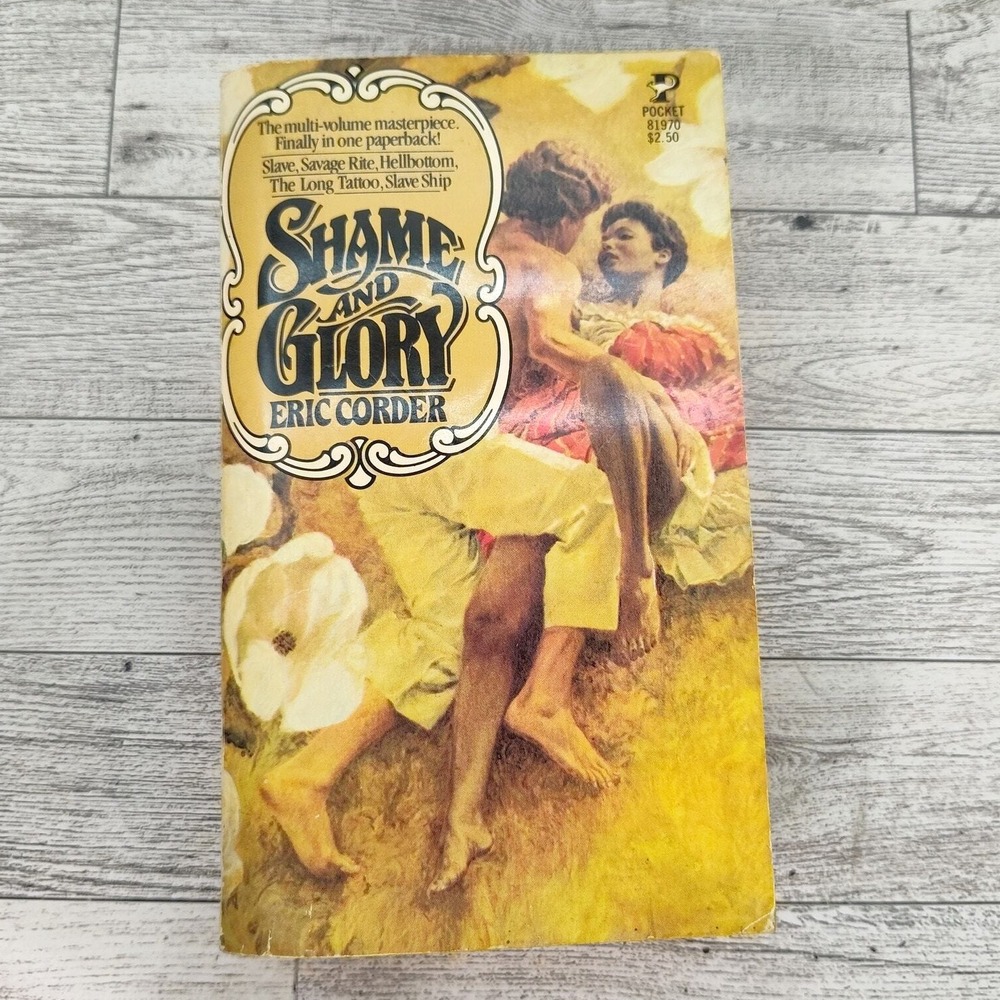 Shame and Glory Eric Corder 1978‎ Pocket Books Historical Fiction Saga Paperback